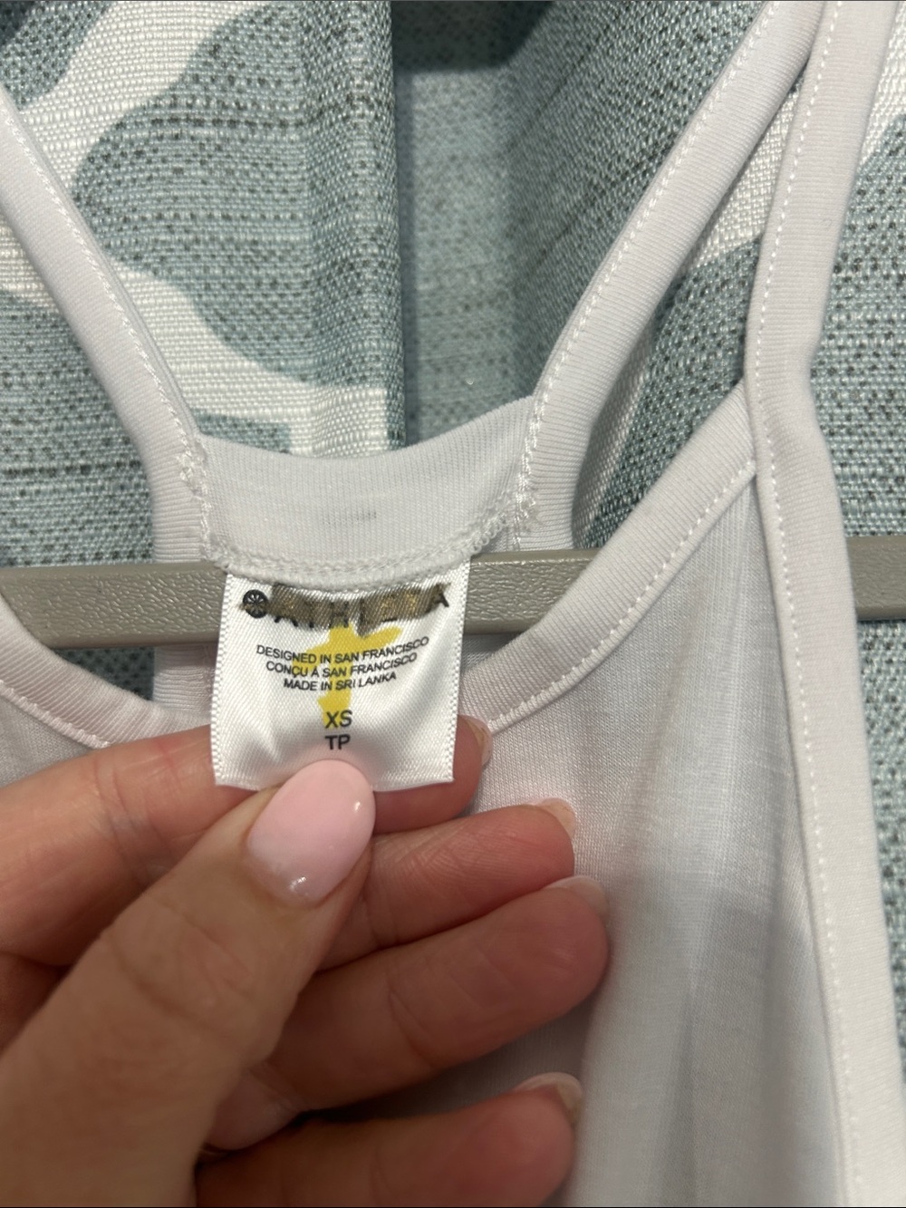 Athleta White High-Neck Halter Tank - Picture 3 of 4